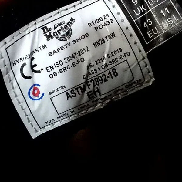 1461 Steel Toe | 9 UK - Preloved Docs