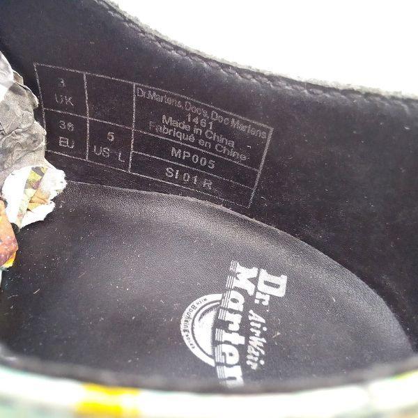 1461 Floral Green Slime Acid Pascal | 3 UK - Preloved Docs