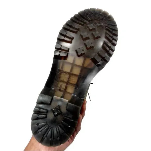 Serena Nickel Grey Milled Nubuck Leather | 6 UK - Preloved Docs