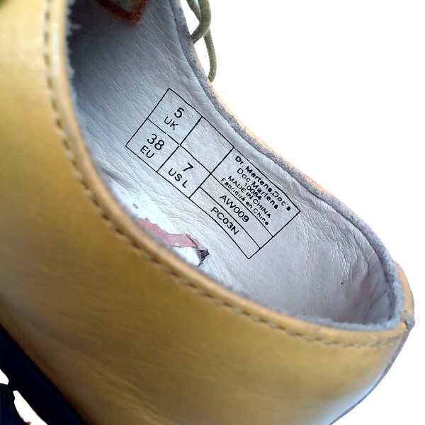 10084 Neon Orange Patent Oxford Shoes | 5 UK
