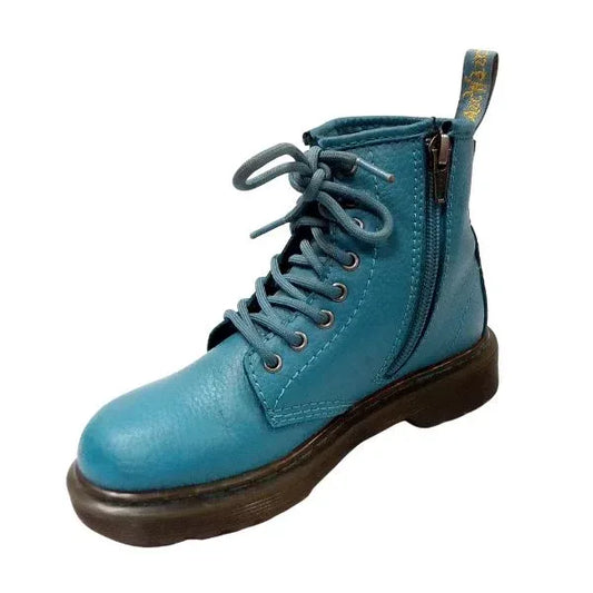 Dr Martens Delaney PSL Blue / Turquoise Leather | 12 UK - Preloved Docs