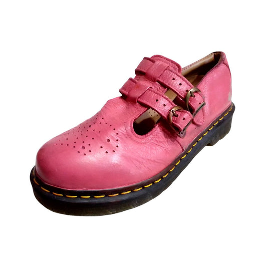 8065 Mary Jane Virginia Leather Pink Shoes | 6 UK