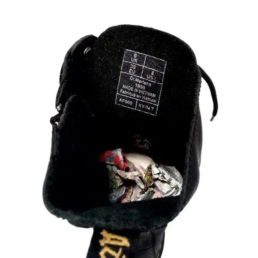 1B99 Tell Black Leather | 6 UK - Preloved Docs