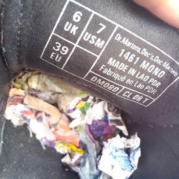 1461 Mono Smooth Leather Oxford | 6 UK - Preloved Docs