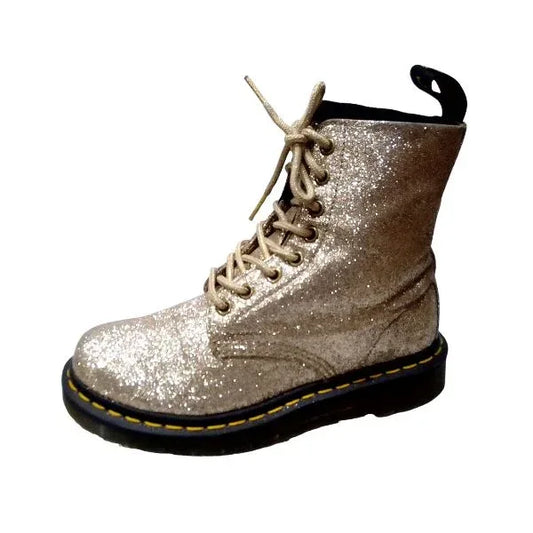 1460 Pascal Glitter Gold | 4 UK - Preloved Docs