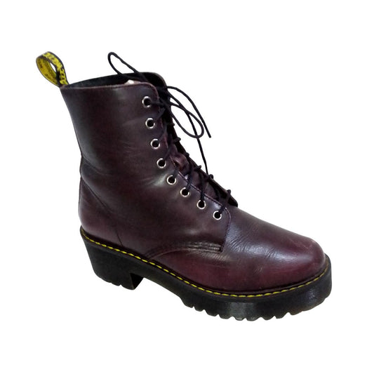 Shriver Hi Boots Burgundy Vintage Finish | 7 UK