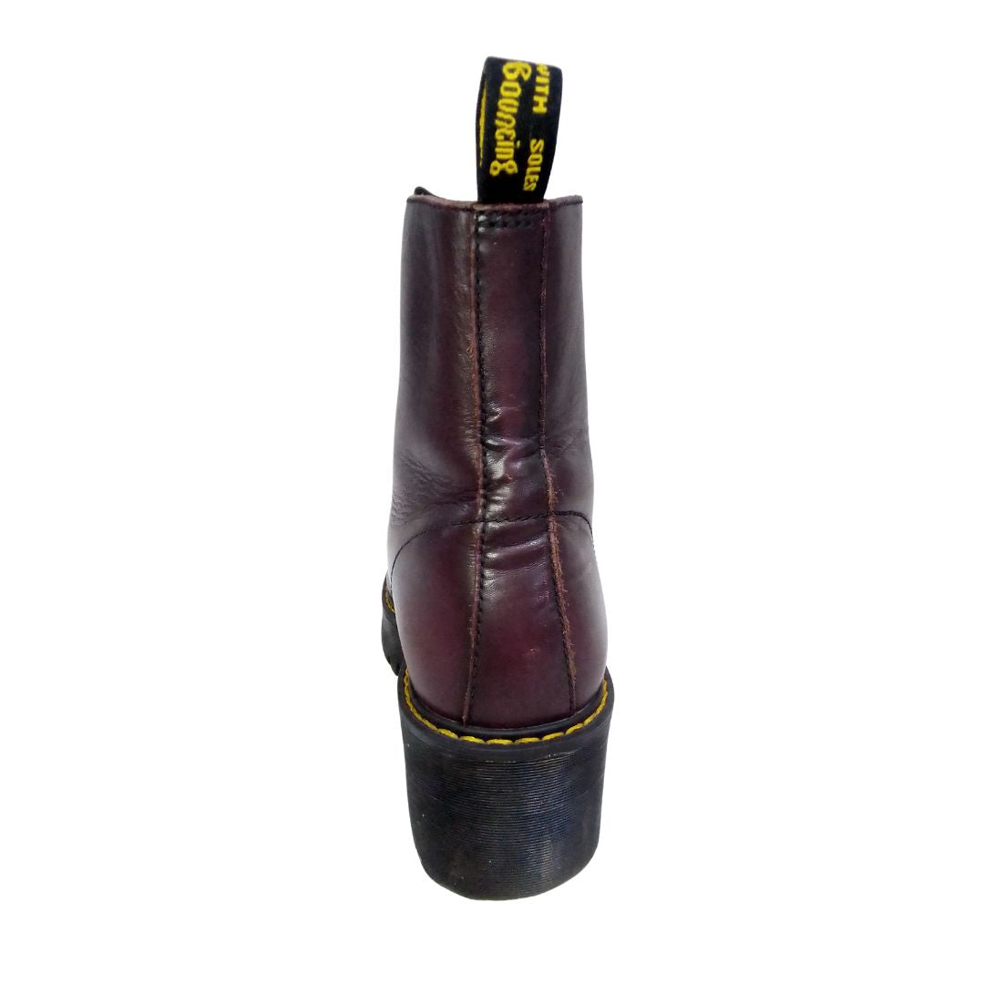 Shriver Hi Boots Burgundy Vintage Finish | 7 UK