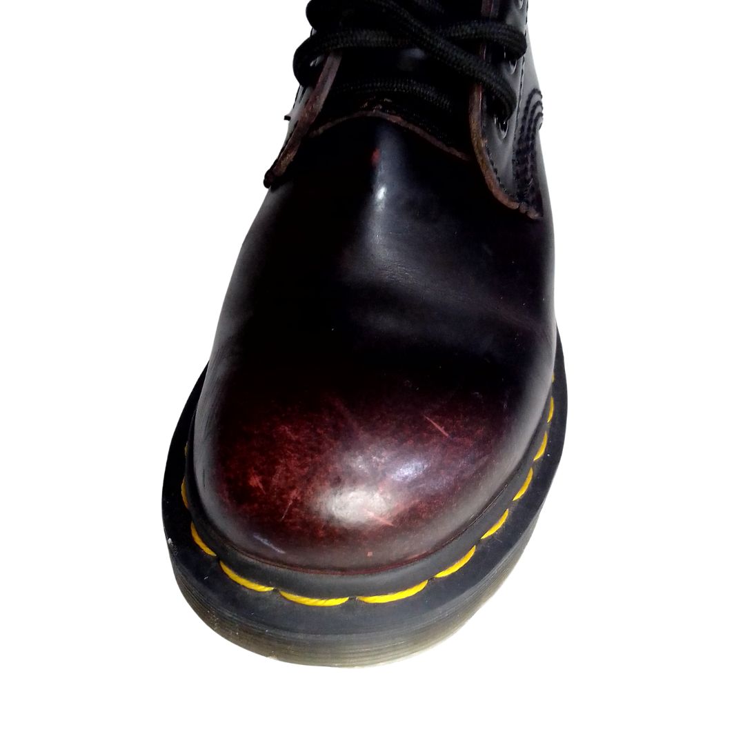 1460 Cherry Red Arcadia Leather | 4 UK