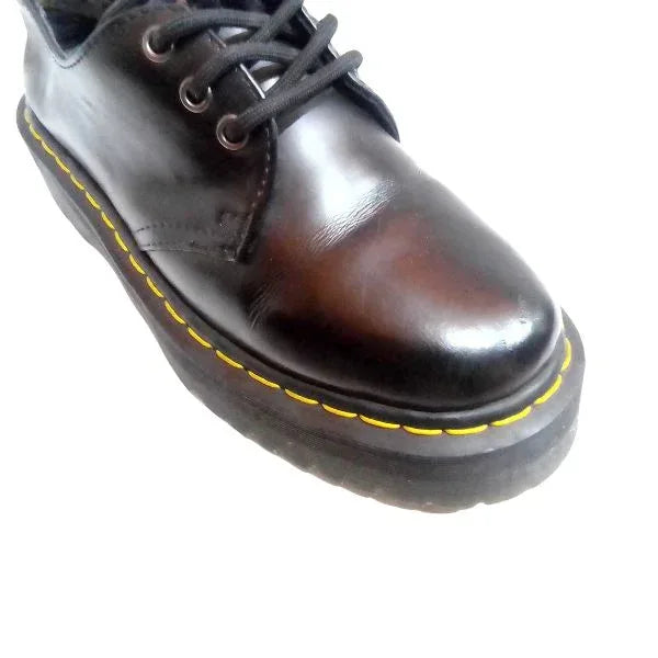 1461 Quad Platform Leather | 6 UK - Preloved Docs