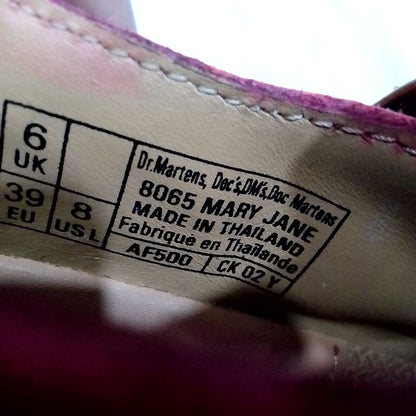 8065 Mary Jane Virginia Leather Pink Shoes | 6 UK