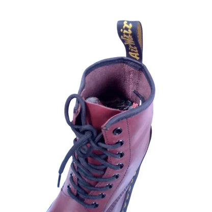1460 Smooth Leather Cherry Red | 7 UK - Preloved Docs