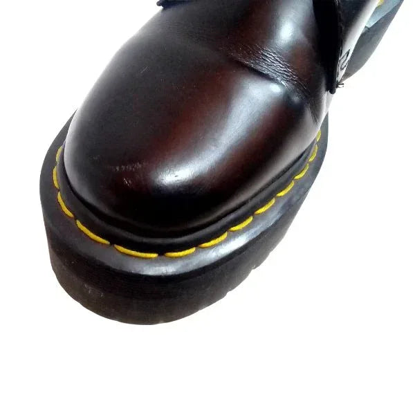 1461 Quad Platform Leather | 6 UK - Preloved Docs