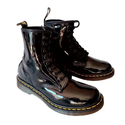 1460 W Black Patent Leather | 5 UK - Preloved Docs