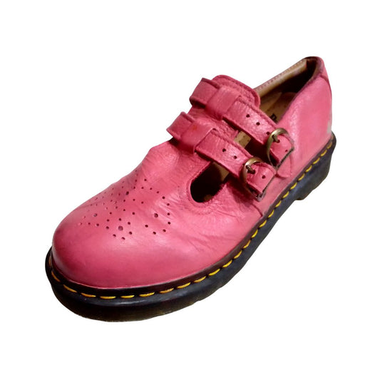 8065 Mary Jane Virginia Leather Pink Shoes | 6 UK