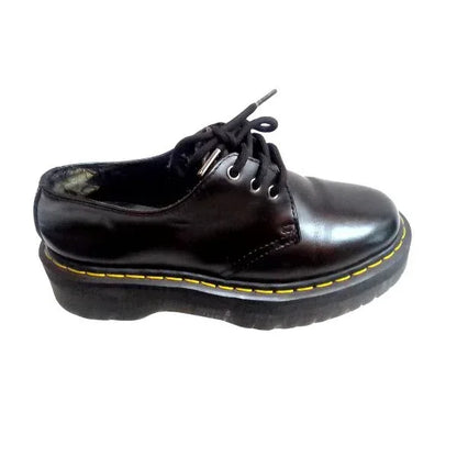 1461 Quad Platform Leather | 6 UK - Preloved Docs