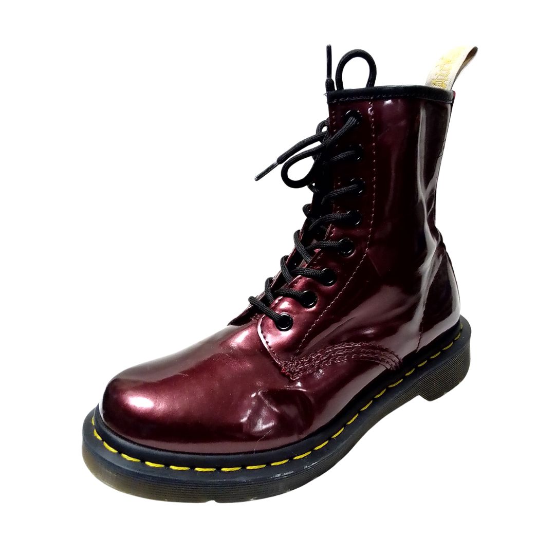 1460 Vegan Leather Boots in Oxblood | 5 UK
