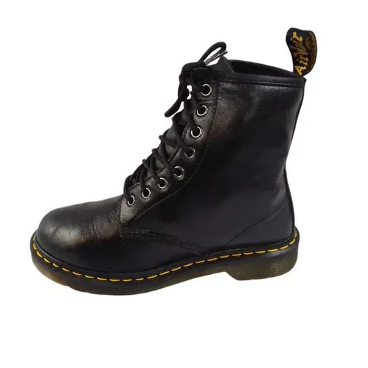 1460 W Black Leather | 5 UK - Preloved Docs