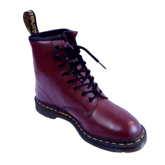 1460 Smooth Leather Cherry Red | 7 UK - Preloved Docs