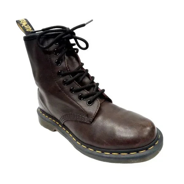 1460 Chocolate Brown Smooth Leather | 4 UK - Preloved Docs