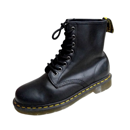 1460 Nappa Leather Lace Up Boots in Black | 6 UK