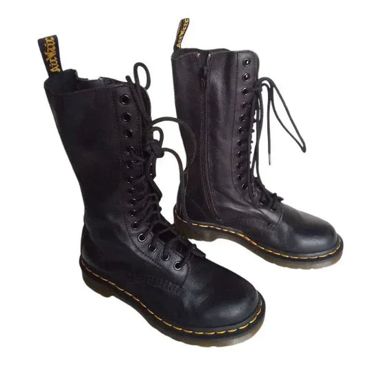 1B99 Virginia Leather High Boot | 3 UK - Preloved Docs