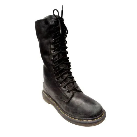 1B99 Tell Black Leather | 6 UK - Preloved Docs