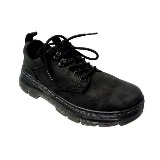 Reeder Milled Nubuck Leather Utility Black | 6 UK - Preloved Docs