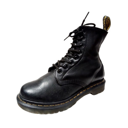 1460 Serena Black Leather Faux Fur Lining | 5 UK