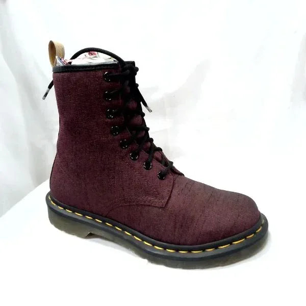 Vegan Castel Cherry Red Canvas | 5 UK - Preloved Docs