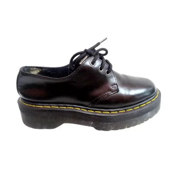 1461 Quad Platform Leather | 6 UK - Preloved Docs
