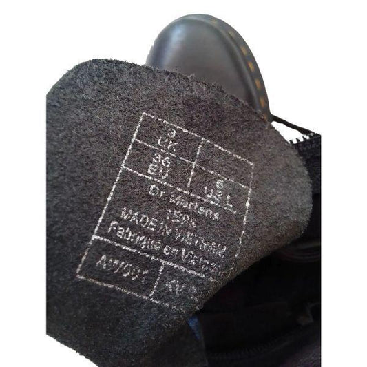 1B99 Virginia Leather High Boot | 3 UK - Preloved Docs