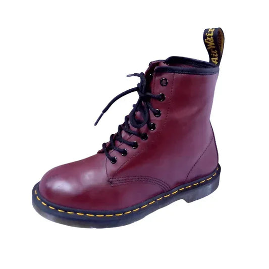 1460 Smooth Leather Cherry Red | 7 UK - Preloved Docs