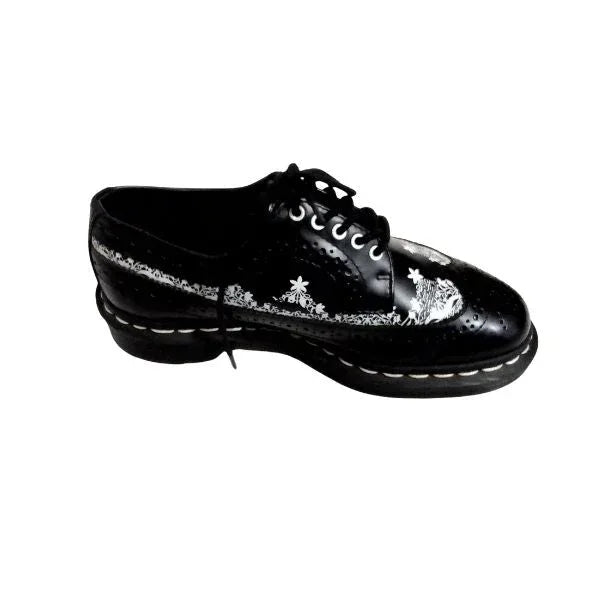 3989 Lace Wingtip Brogue Leather Shoe | 4 UK - Preloved Docs