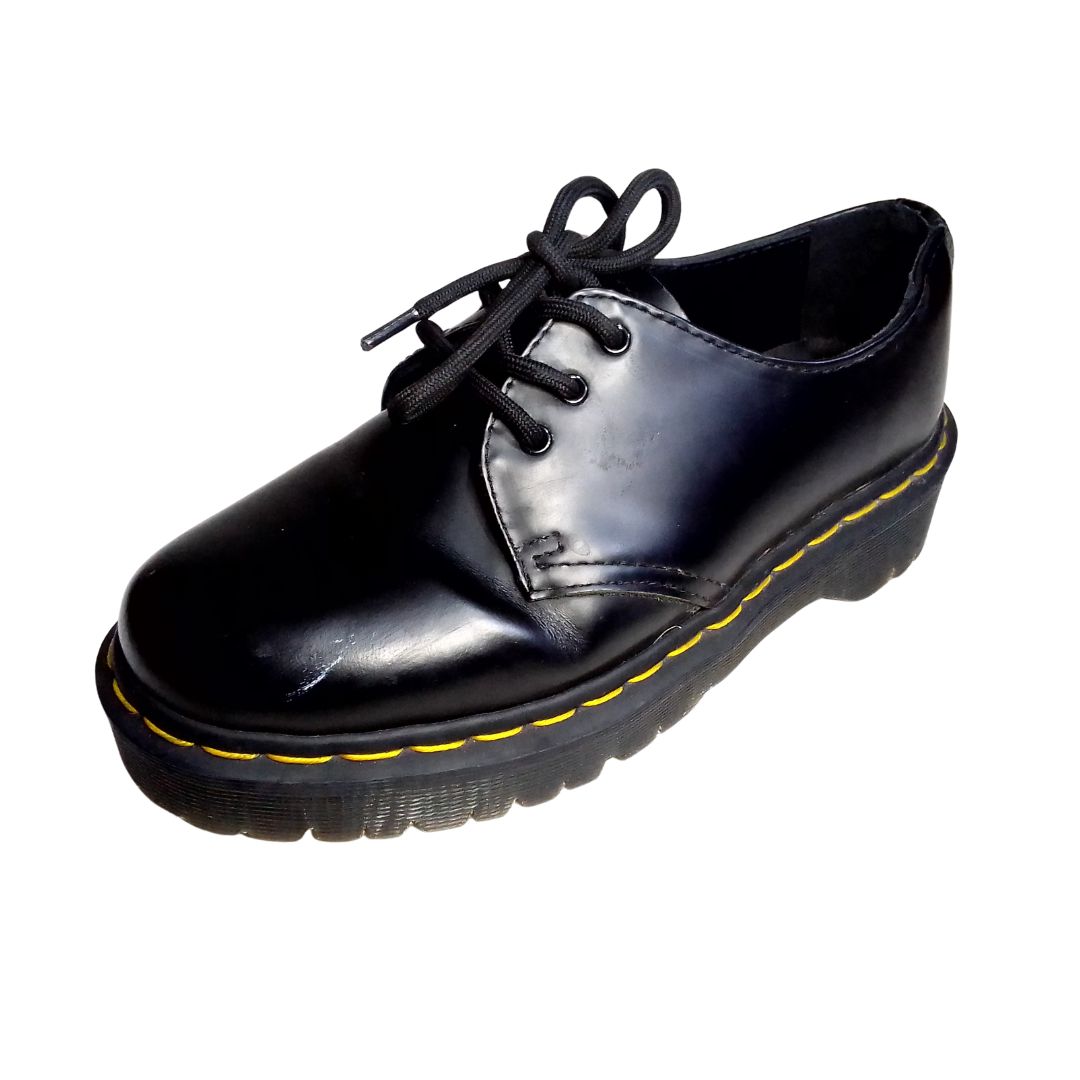 1461 Bex Smooth Leather Oxford Shoes Black | 5 UK