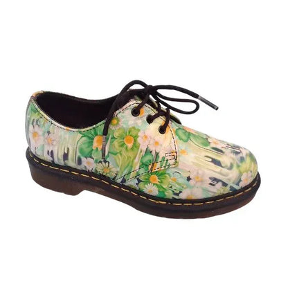 1461 Floral Green Slime Acid Pascal | 3 UK - Preloved Docs