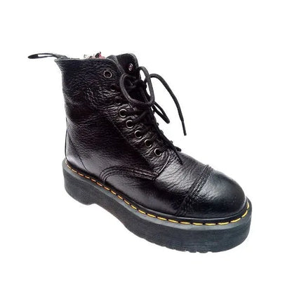 Sinclair Platform Milled Leather | 4 UK - Preloved Docs