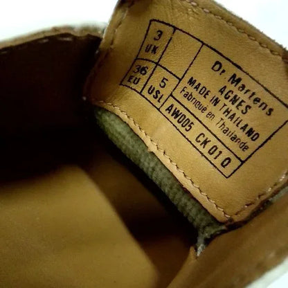 Agnes Pointed Monk in Off-White Polished | 3 UK - Preloved Docs