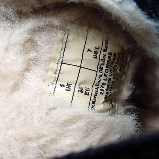 2976 Leonore Faux Fur Lined Burnished Chelsea | 5 UK - Preloved Docs