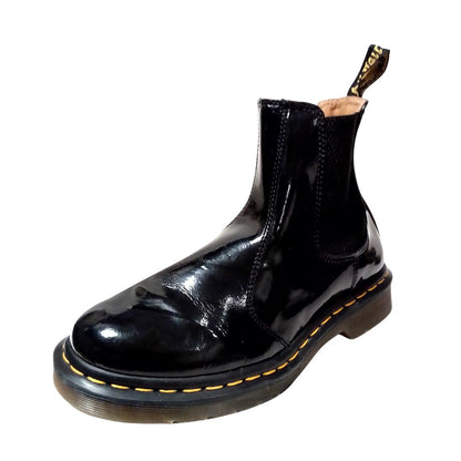 2976 Chelsea Boots Glossy Black Patent Leather | 5 UK