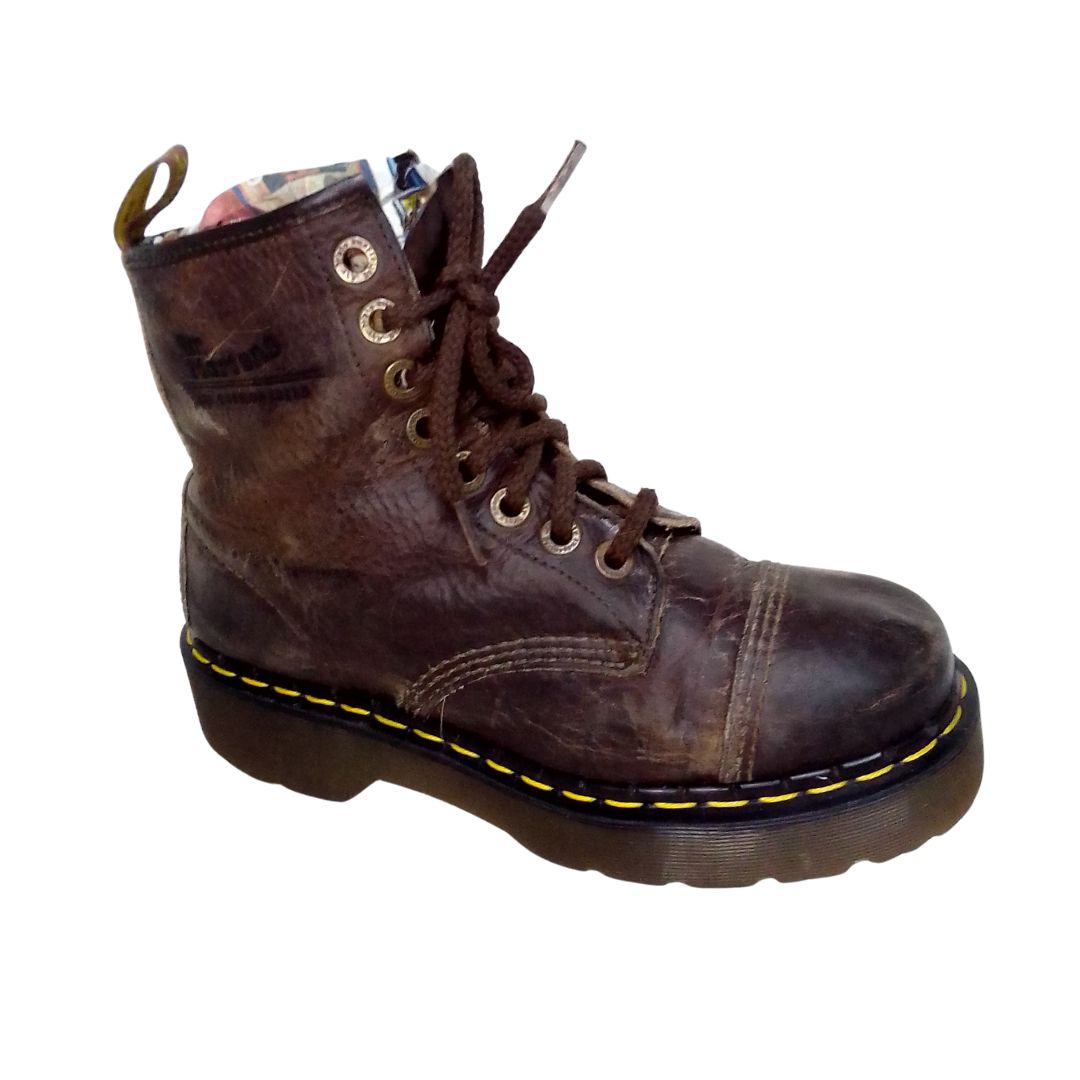 Vintage Sinclair Platform Brown | 6 UK