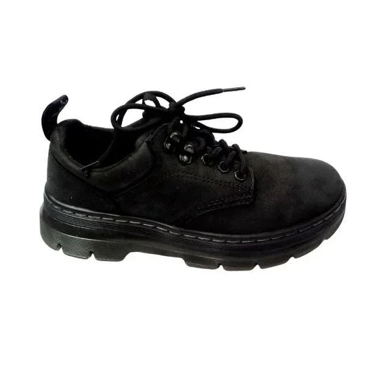 Reeder Milled Nubuck Leather Utility Black | 6 UK - Preloved Docs