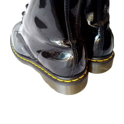 1460 W Black Patent Leather | 5 UK - Preloved Docs