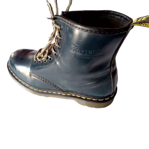 1460 Navy Smooth Leather | 8 UK