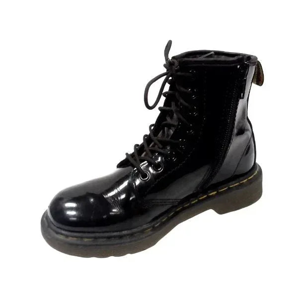 Delaney Patent Leather Ankle Boots | 12 UK - Preloved Docs