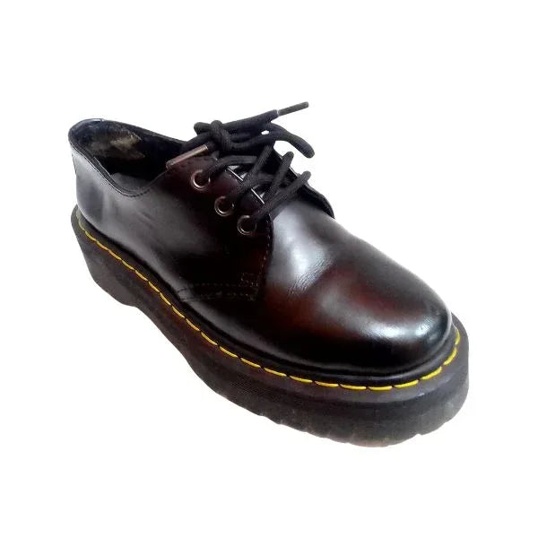 1461 Quad Platform Leather | 6 UK - Preloved Docs