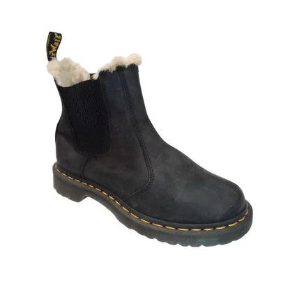 2976 Leonore Faux Fur Lined Burnished Chelsea | 5 UK - Preloved Docs