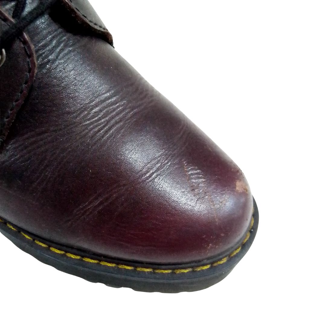 Shriver Hi Boots Burgundy Vintage Finish | 7 UK