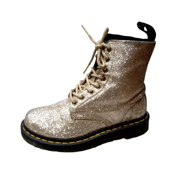 1460 Pascal Glitter Gold | 4 UK - Preloved Docs