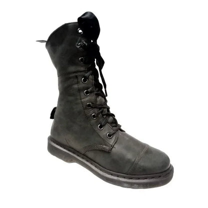 Aimilita Tall Boots Fold‑Over | 7 UK - Preloved Docs