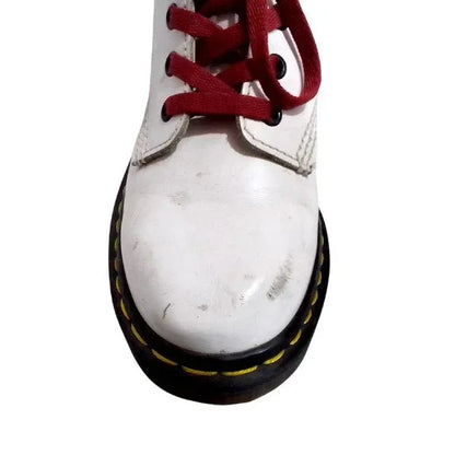 8165 White Leather | 4 UK - Preloved Docs